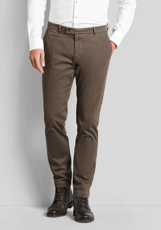 Modern Street Chic Styles Bugatti Flexcity Chinos, Chocolate