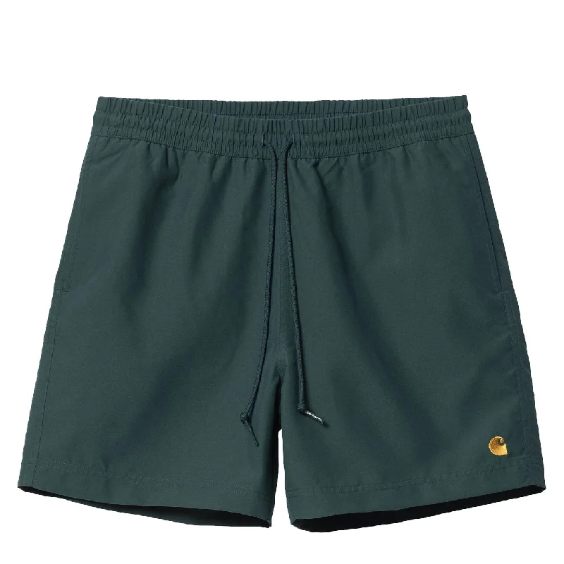 Timeless Cool Casual Button-ups Carhartt WIP Chase Swim Trunks Botanic / Gold