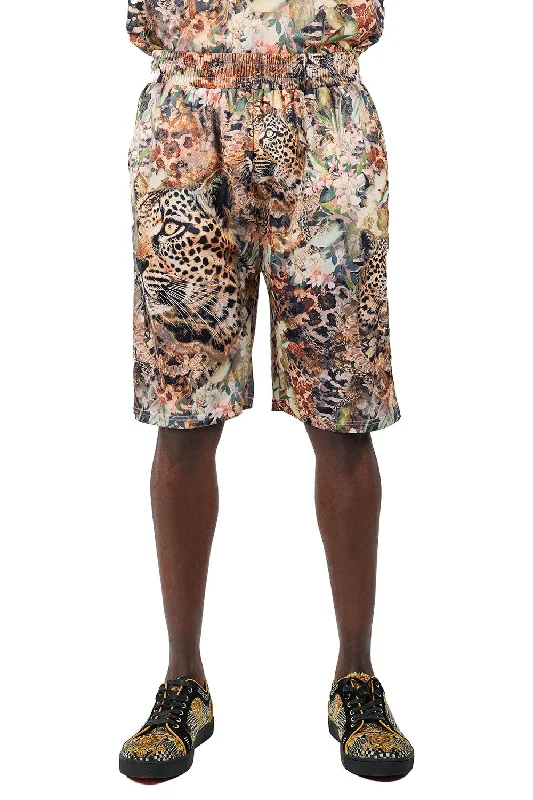 Chic Monochrome Trendy Pants Carve Flair Shorts