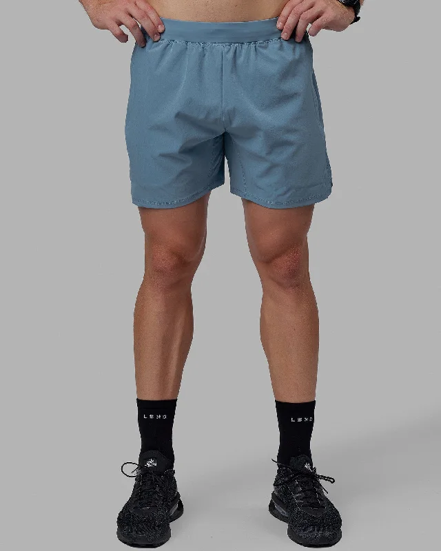 Sleek Rugged Relaxed Styles Challenger 6" Lined Performance Shorts - Elemental Blue