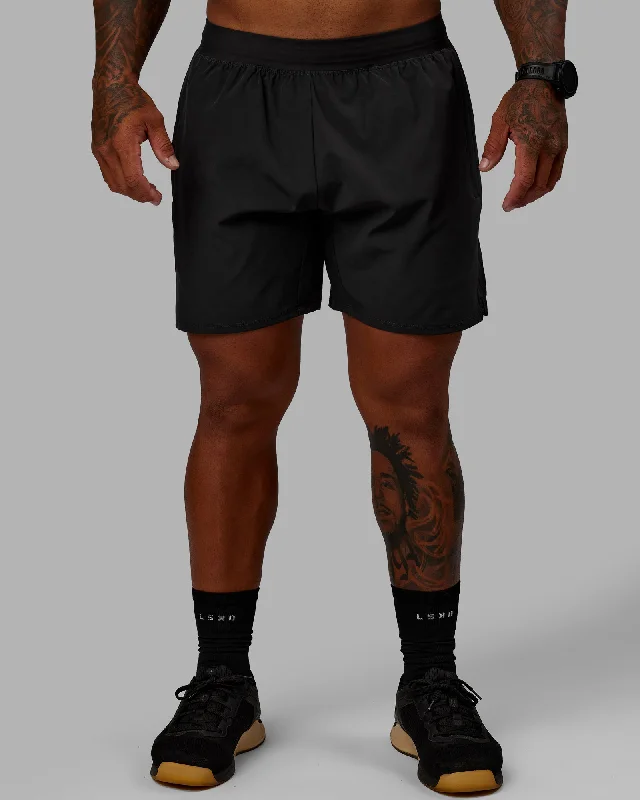 Minimalist Street Cool Jackets Challenger 6" Lined Performance Shorts - Pirate Black Minimalist Street Cool Jackets Challenger 6" Lined Performance Shorts - Pirate Black