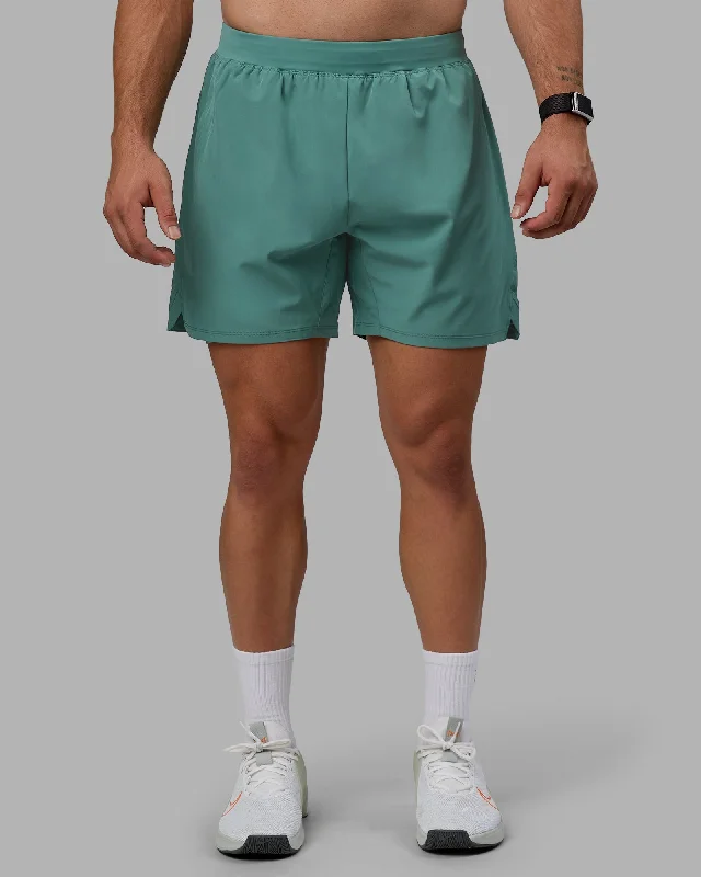 Casual Rugged Cool Bottoms Challenger 6" Lined Performance Shorts - Sagebrush