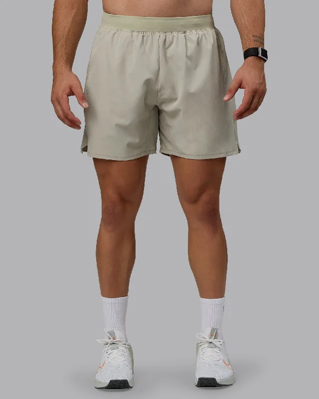 Urban Polished Comfy Tops Challenger 6" Lined Performance Shorts - Sustained Grey