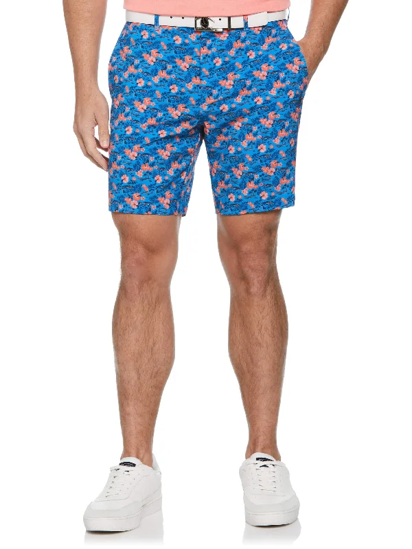Contemporary Minimal Versatile Wear Men's Chi Chi Heritage Floral 8" Short