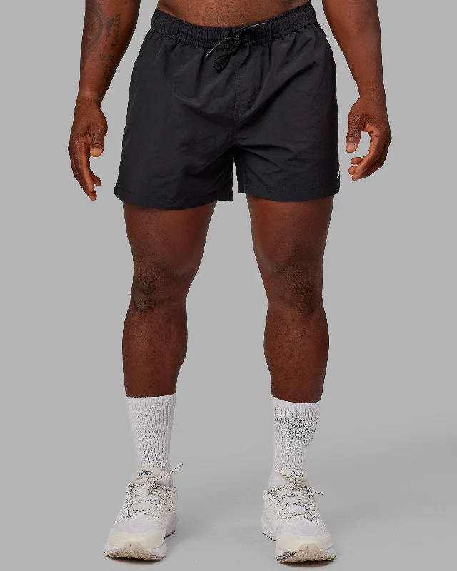 Classic Monochrome Travel Wardrobe Classic 5" Shorts - Black