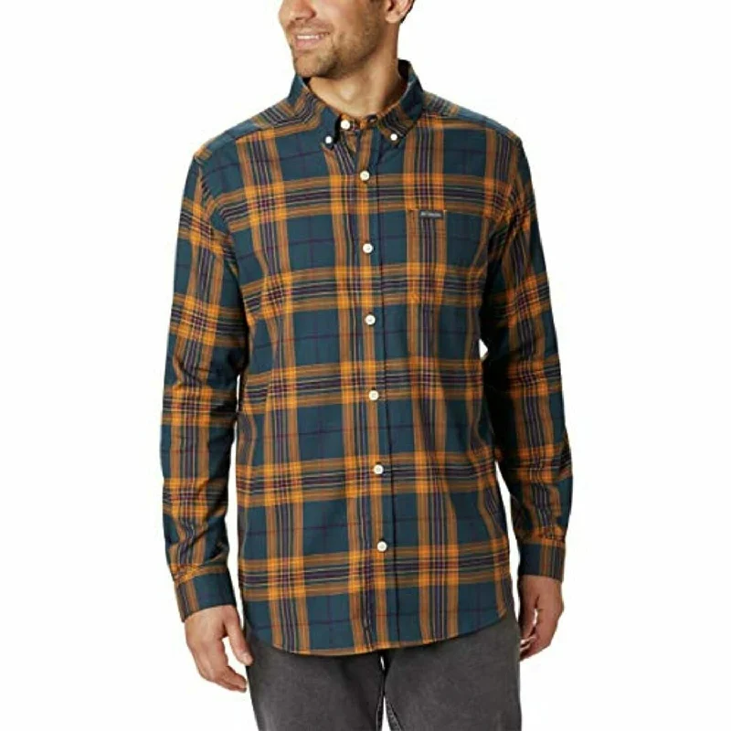 Chic Relaxed Classic Styles Columbia Men's Rapid Rivers Ii Long Sleeve Shirt Yellow Size Small