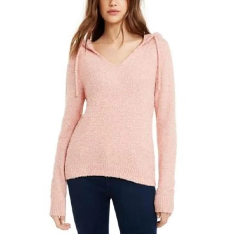 Rugged Classic Athletic Tops Crave Fame Juniors' Marled Fuzzy Pullover Hoodie Pink Size Extra Large Rugged Classic Athletic Tops Crave Fame Juniors' Marled Fuzzy Pullover Hoodie Pink Size Extra Large
