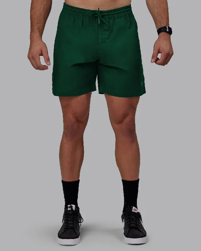 Timeless Smart Casual Footwear Daily 7" Shorts - Deep Emerald