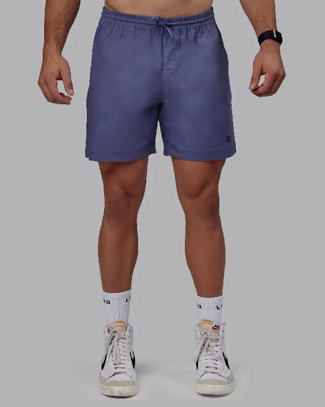 Chic Monochrome Athletic Tops Daily 7" Shorts - Future Dusk