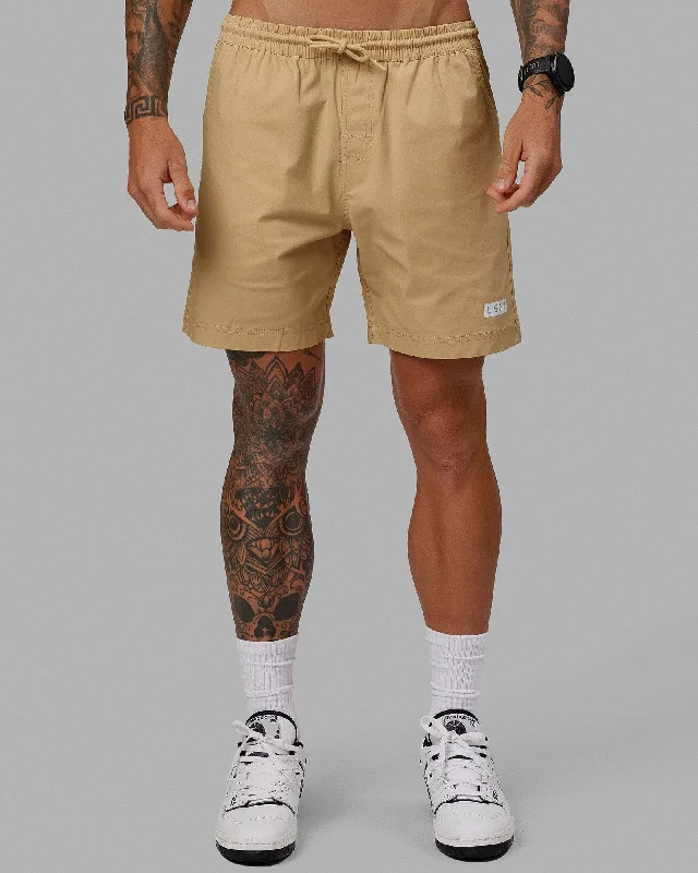Retro Street Outdoor Apparel Daily 7" Shorts - Pale Khaki