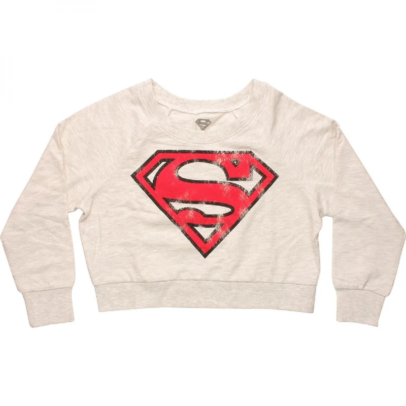 Sleek Modern Easygoing Wardrobe Dc Comics Superman And Supergirl Symbol Crop Top Sweater Sleek Modern Easygoing Wardrobe Dc Comics Superman And Supergirl Symbol Crop Top Sweater