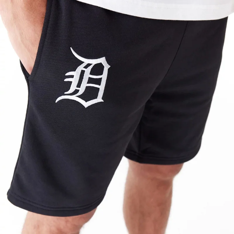 Relaxed Modern All-Day Wear Detroit Tigers League Essential Black Shorts