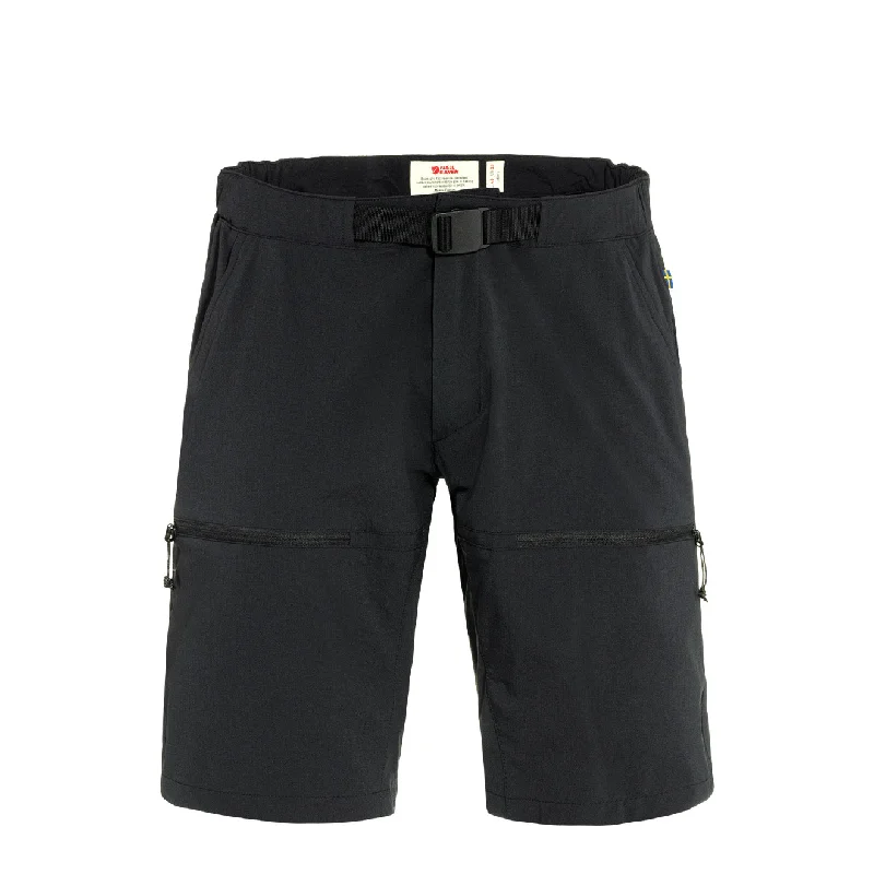 Effortless Urban Soft Fabrics Fjallraven High Coast Hike Shorts Black