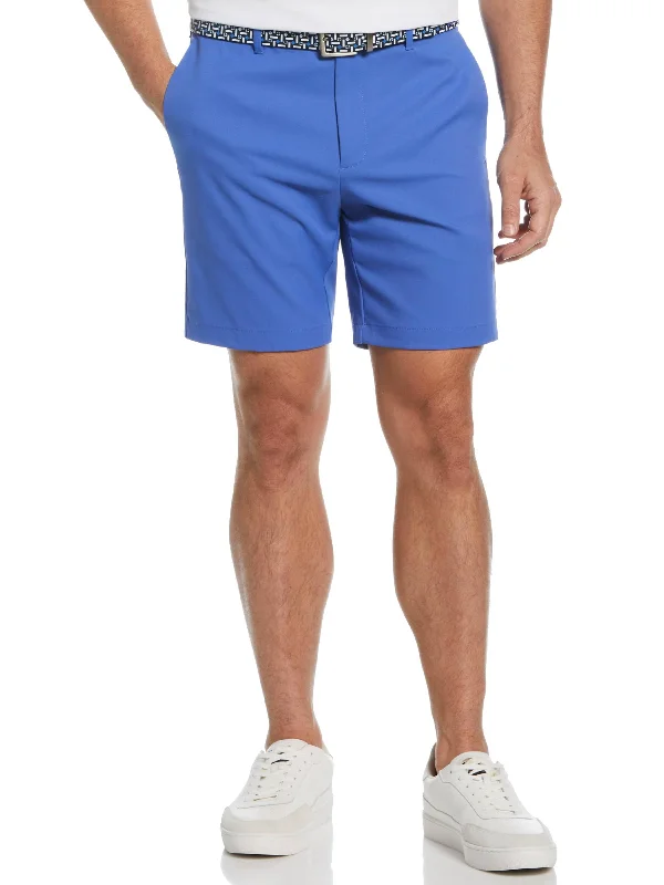 Street Minimal Casual Footwear Men's Flat Front Solid Golf Shorts