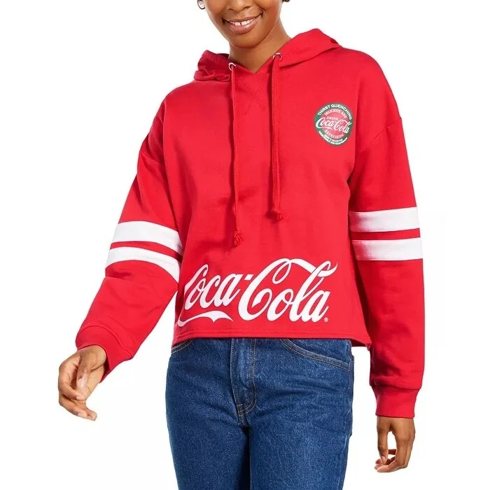 Contemporary Luxe Outdoor Gear Freeze 24-7 Juniors' Coca-Cola Hoodie Red Size Small