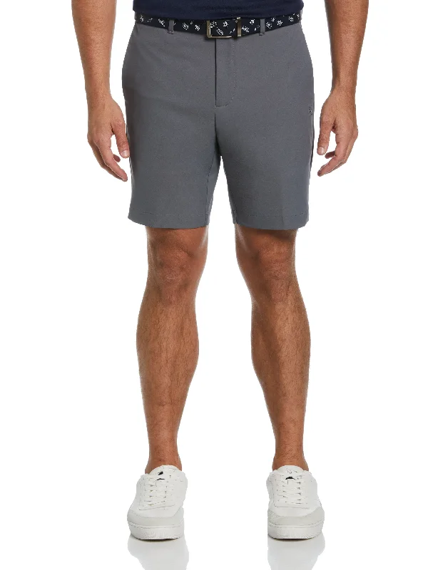 Timeless Smart Chic Styles Men's Flat Front Solid Golf Shorts