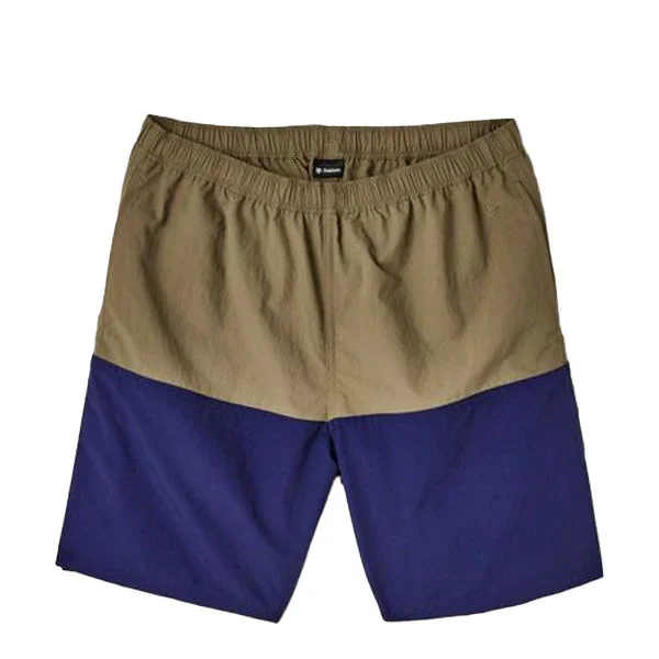 Chic Polished Stylish Suits Goldwin Nylon Bicolor Shorts 7 Desert Taupe / Bluish Purple