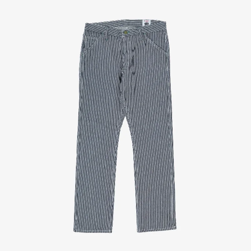 Understated Sleek Everyday Look Hickory Stripe Work Trousers