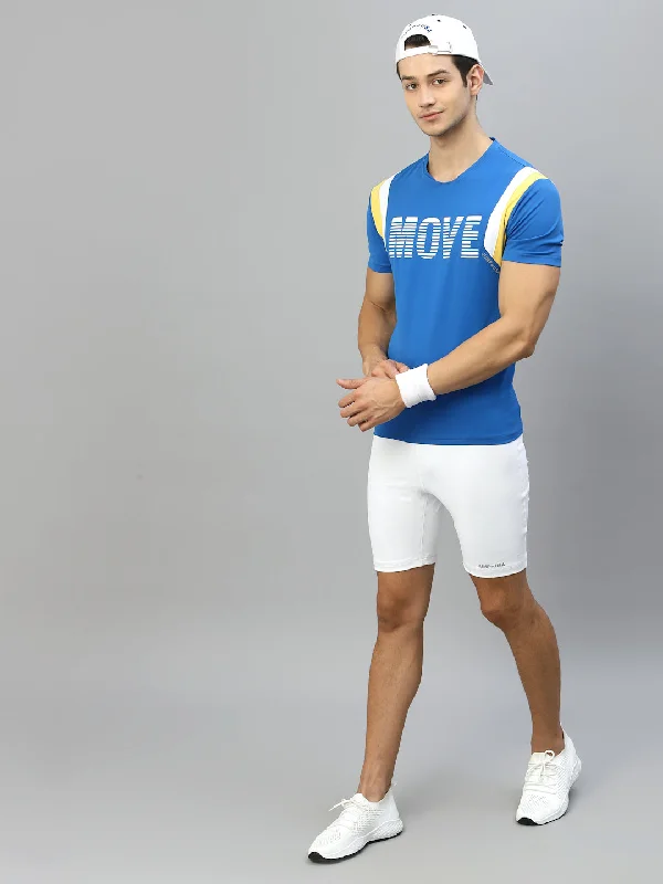 Smart Minimal All-Weather Outfits JUMP USA Ultralyte Men Algier Blue Running Rapid Dry T-Shirt Smart Minimal All-Weather Outfits JUMP USA Ultralyte Men Algier Blue Running Rapid Dry T-Shirt