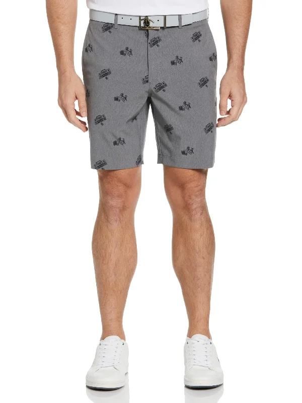 Classic Edge Designer Casuals Men's Karaoke Print Golf Shorts