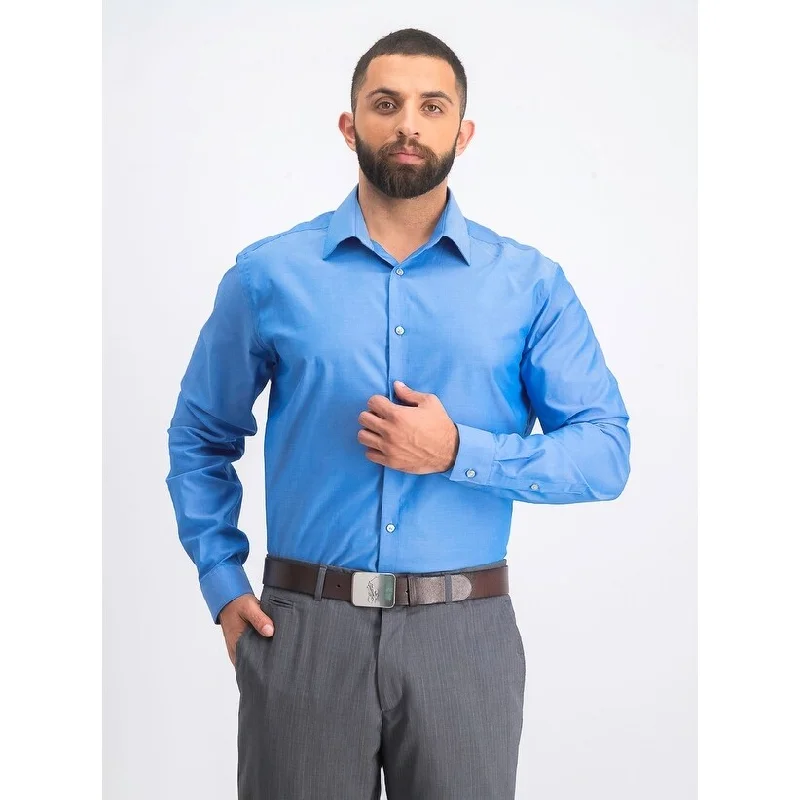 Relaxed Rebel Comfortable Fits Kenneth Cole Unlisted Men's Slim-Fit Solid Dress Shirt Navy Size 15x32-33 - 15-32-33 Relaxed Rebel Comfortable Fits Kenneth Cole Unlisted Men's Slim-Fit Solid Dress Shirt Navy Size 15x32-33 - 15-32-33