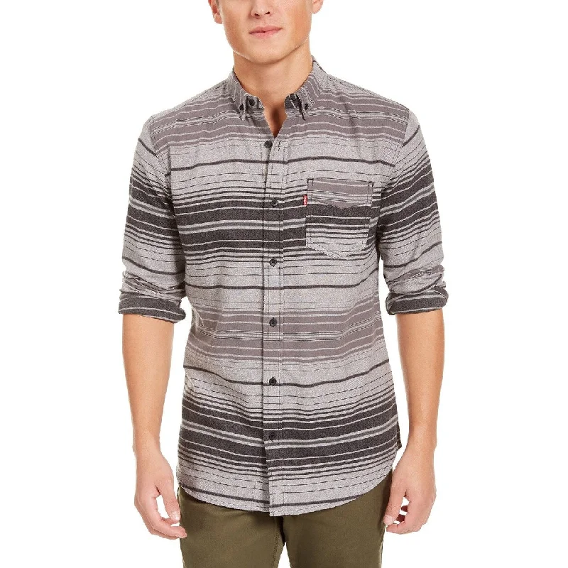 Timeless Cool Relaxed T-shirts Levi's Men's Avalon Striped Flannel Shirt Size 2 Extra Large Timeless Cool Relaxed T-shirts Levi's Men's Avalon Striped Flannel Shirt Size 2 Extra Large