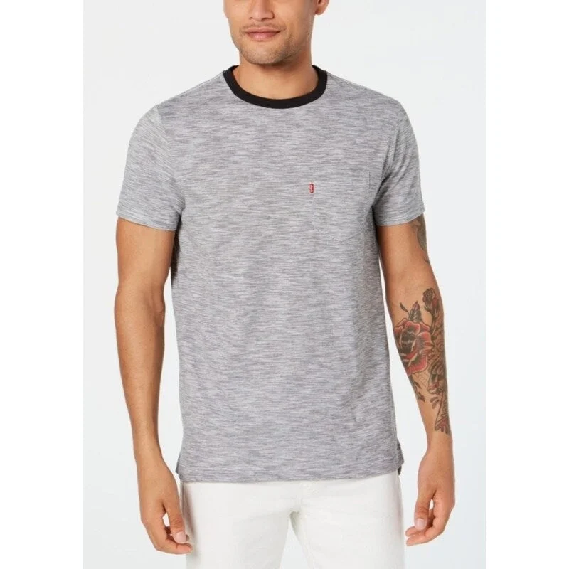 Timeless Rebel Lightweight Tops Levi's Men's Owens Stripe Pocket T-Shirt Black Size 2 Extra Large Timeless Rebel Lightweight Tops Levi's Men's Owens Stripe Pocket T-Shirt Black Size 2 Extra Large