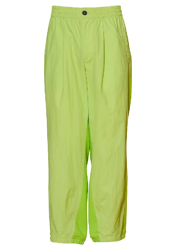 Relaxed Modern Comfortable Fits Lime Punch Wooju Joggers