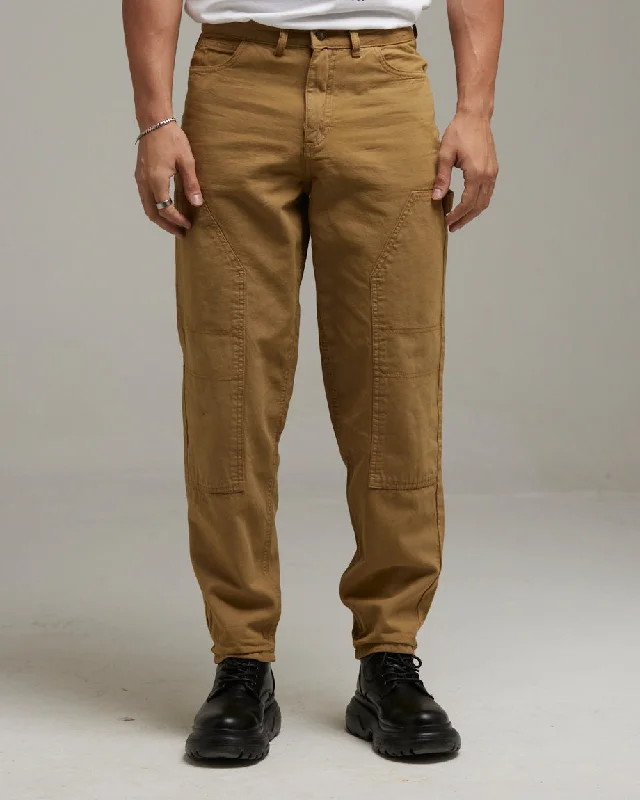 Sleek Heritage Outdoor Gear CARPATHIAN MEN'S CARPENTER TROUSERS | TOBACCO