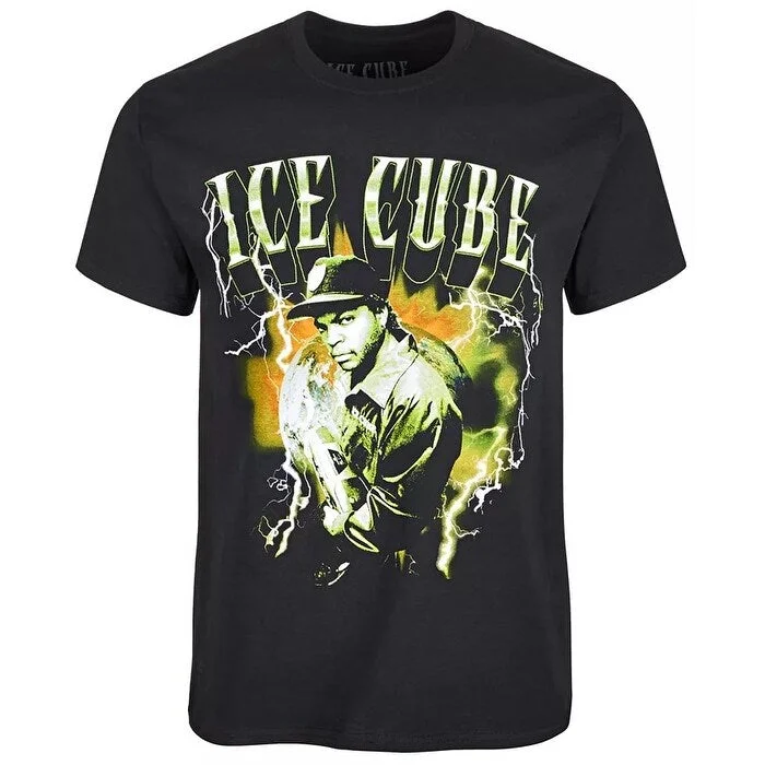 Retro Monochrome Trendy Apparel Merch Traffic Men's Ice Cube Men's Graphic T-Shirt Black Size Extra Large - X-Large Retro Monochrome Trendy Apparel Merch Traffic Men's Ice Cube Men's Graphic T-Shirt Black Size Extra Large - X-Large