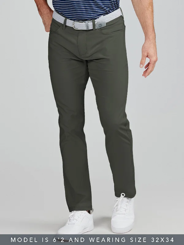 Casual Sleek Smart Suits Motion Pant Tailored Fit - Shale