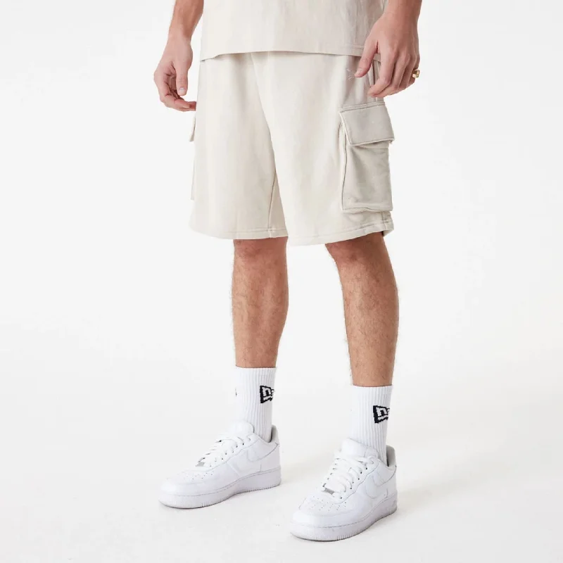 Sleek Classic Premium Wardrobe New Era Essential Stone Shorts