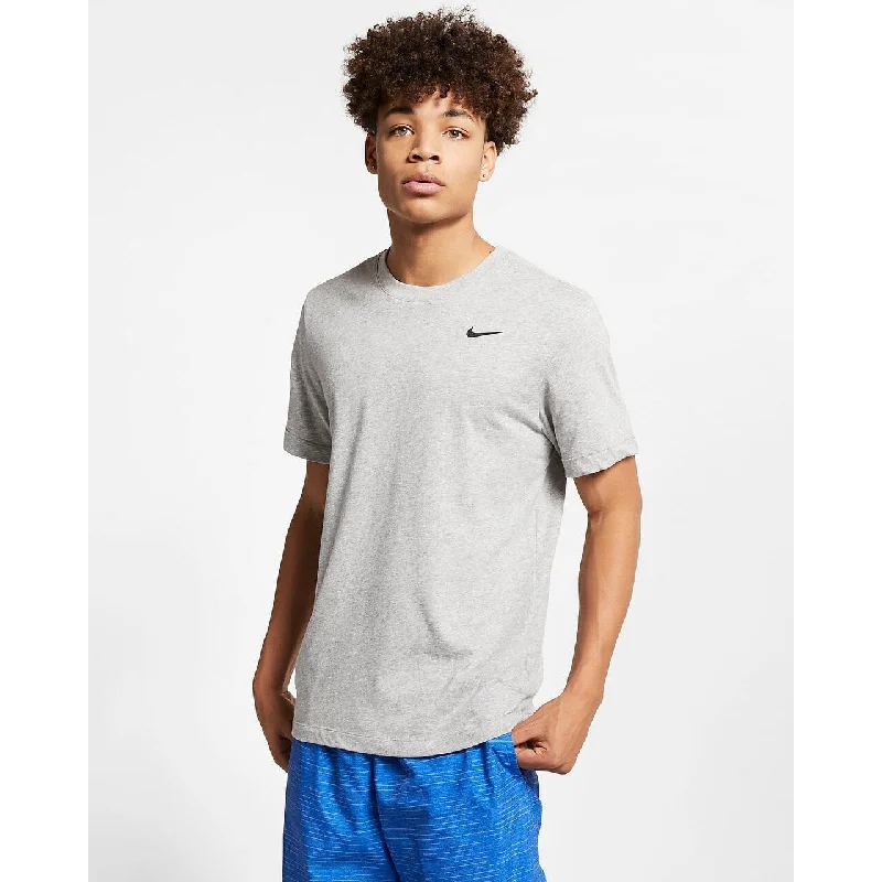 Relaxed Chic Designer Pieces Nike Men's Dri-Fit Logo T-Shirt Gray Size Large