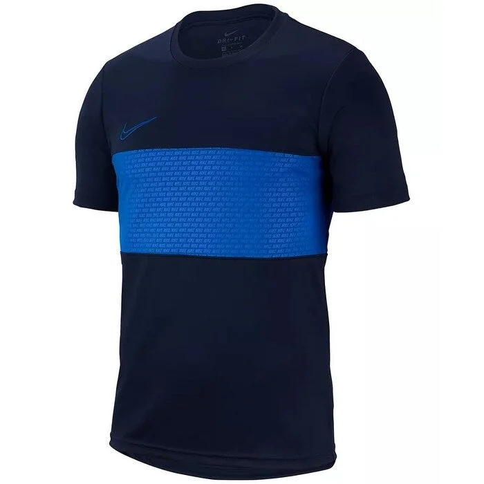 Monochrome Chic Denim Looks Nike Men's Dry Academy Colorblocked T-Shirt Bright Blue Size Small Monochrome Chic Denim Looks Nike Men's Dry Academy Colorblocked T-Shirt Bright Blue Size Small