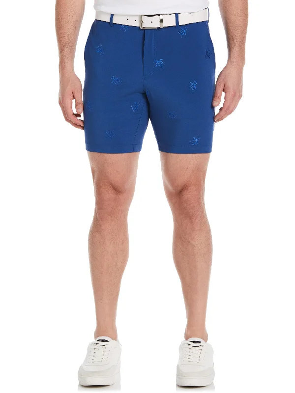 Street Rebel Fashion Bottoms Men's Pete Embroidered Golf Shorts