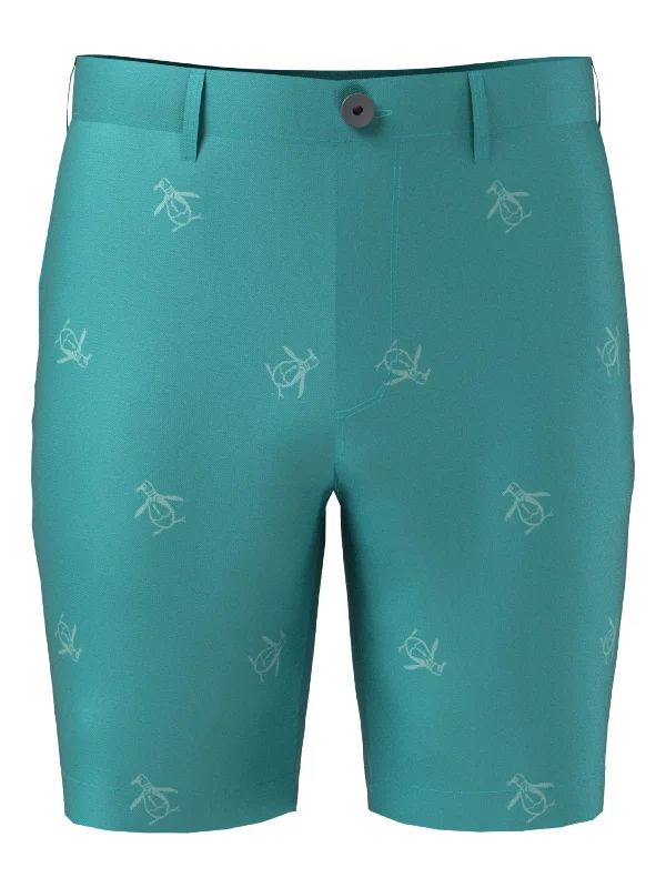 Heritage Edge Everyday Apparel Men's Pete Embroidered Golf Shorts