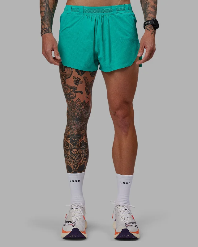 Sophisticated Rugged Casual Attire Race Day 3" Lined Running Shorts - Atlantis