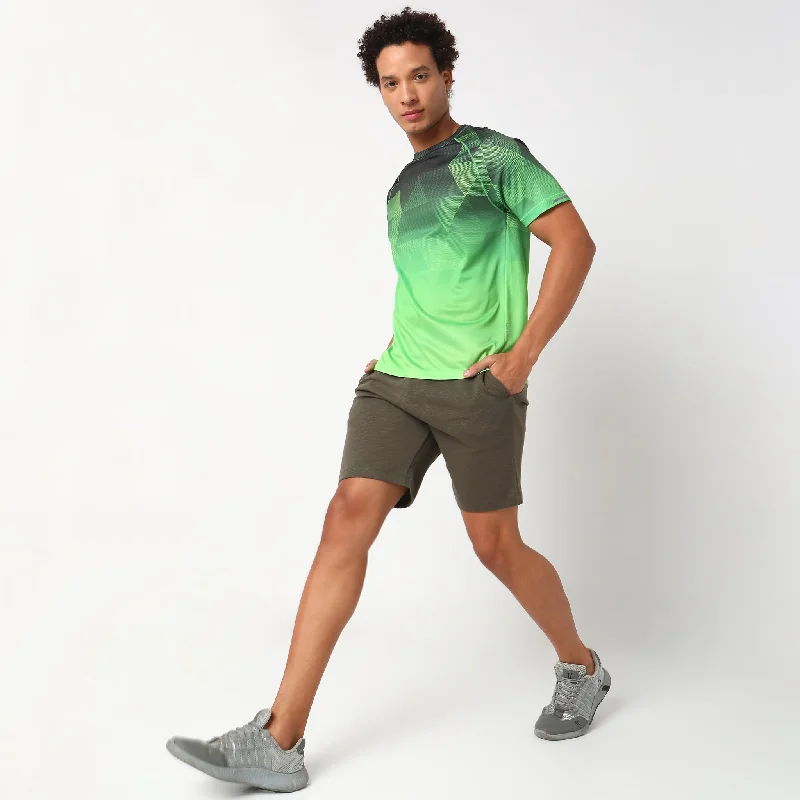 Effortless Urban Everyday Jeans Regular Fit Graphic AirDry ⓒ Tee