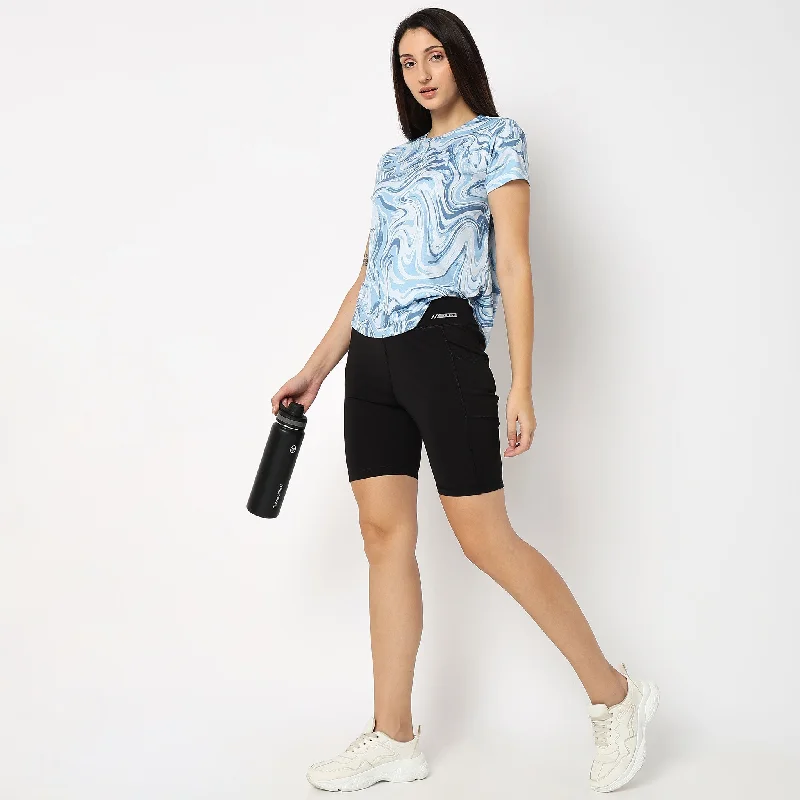 Contemporary Rugged Comfy Tops Regular Fit Solid High Rise Shorts