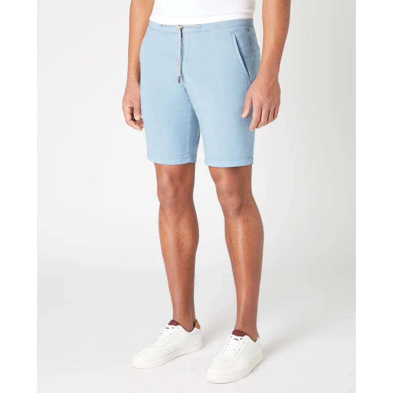 Relaxed Rebel Urban Fashion Remus Uomo Ellis Super Soft Casual Shorts Sky Blue 62506S Relaxed Rebel Urban Fashion Remus Uomo Ellis Super Soft Casual Shorts Sky Blue 62506S