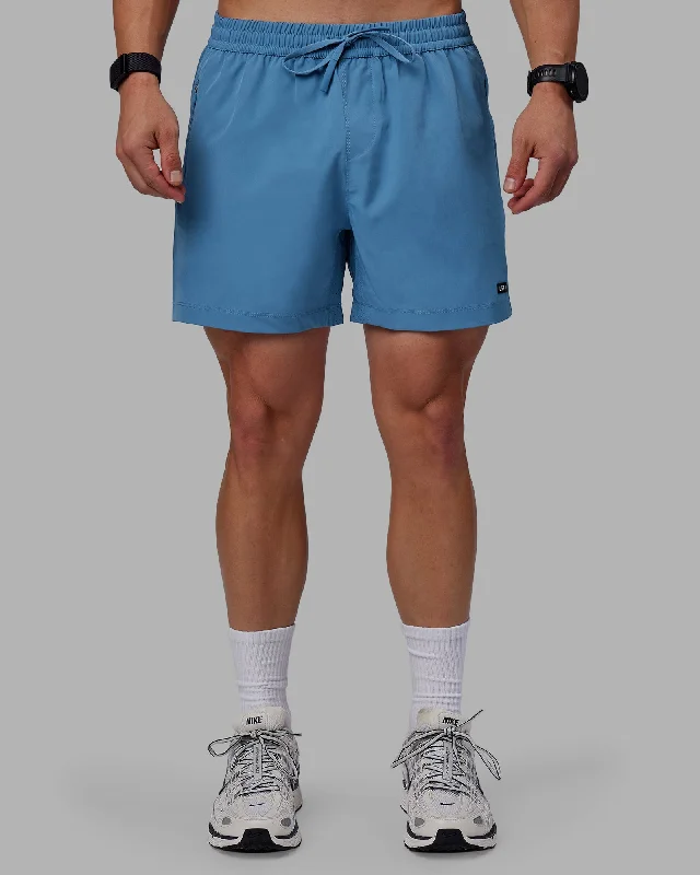 Smart Edge Casual Wear Rep 5" Performance Shorts - Elemental Blue