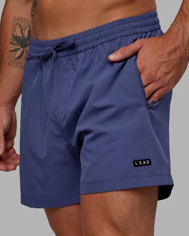 Vintage Luxe Casual Shirts Rep 5" Performance Shorts - Future Dusk