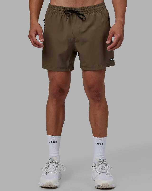 Contemporary Street Simple Styles Rep 5'' Performance Shorts - Olive Leaf