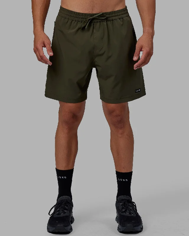 Contemporary Cool Sports Gear Rep 7" Performance Shorts - Forest Night