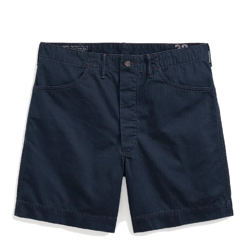 Chic Rebel Streetwear Clothing RRL by Ralph Lauren Herringbone Twill Field Short Navy Chic Rebel Streetwear Clothing RRL by Ralph Lauren Herringbone Twill Field Short Navy