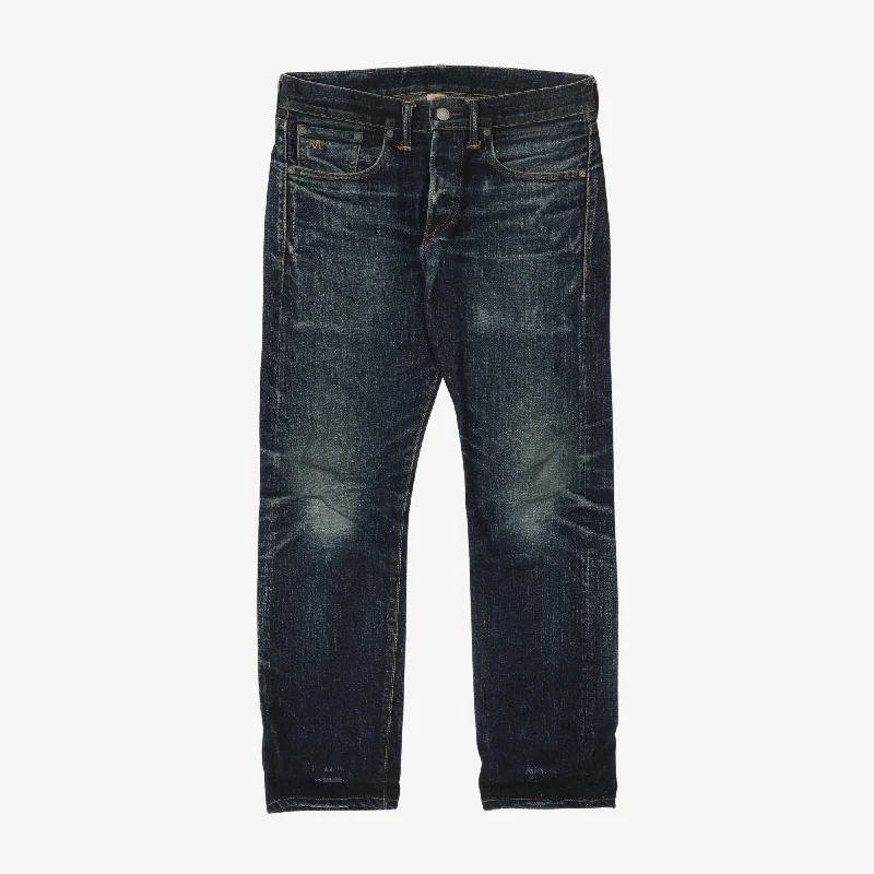 Minimal Polished Layered Styles Slim Fit Selvedge Denim (31W x 27L)