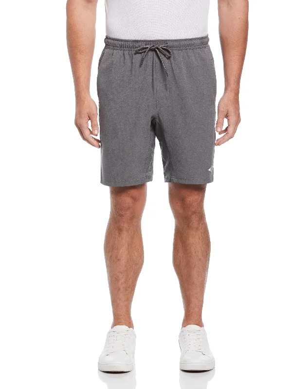 Urban Cool Classic Fits Men's Solid Athletic Tennis Short with Drawstring