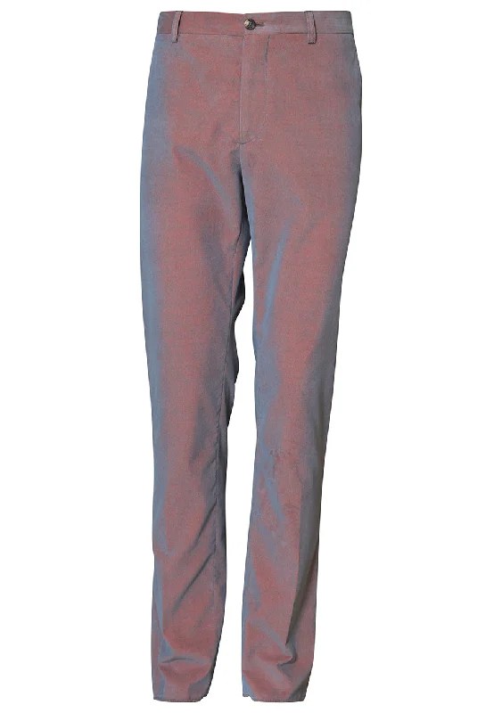 Relaxed Cool Weekend Gear Tailored Paisley Velvet Trousers