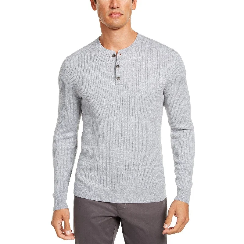 Urban Polished Practical Clothing Tasso Elba Men's Luxe Henley Shirt Gray Size XX-Large Urban Polished Practical Clothing Tasso Elba Men's Luxe Henley Shirt Gray Size XX-Large