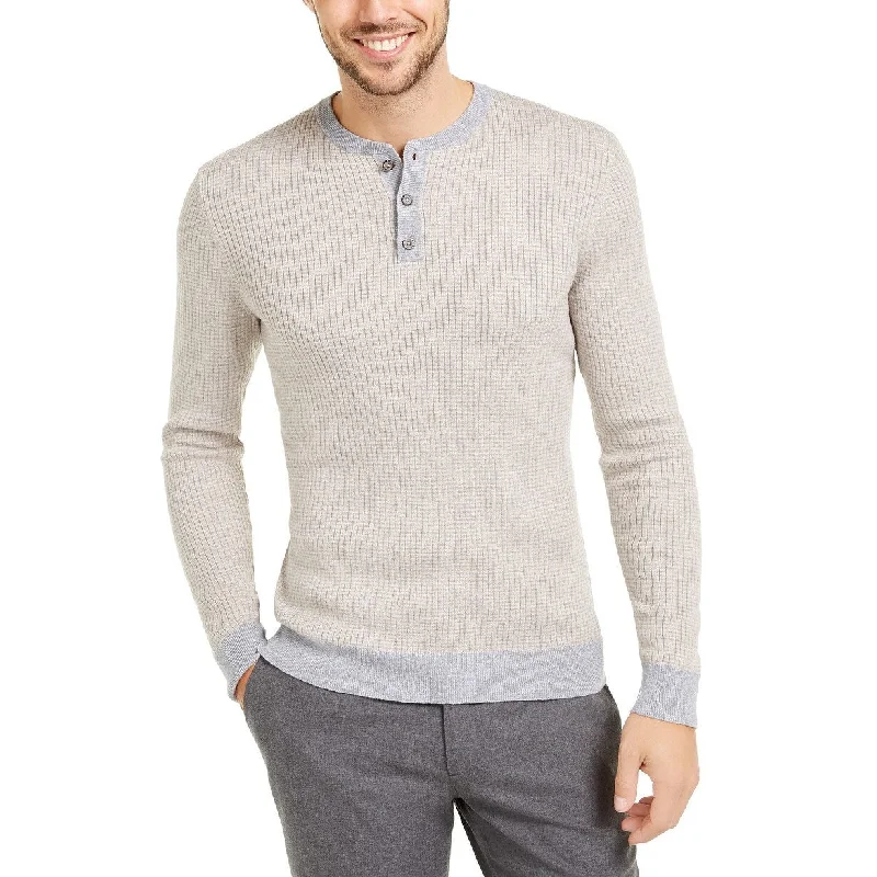 Minimalist Street Office Outfits Tasso Elba Men's Luxe Striped Henley Shirt Beige/khaki Size XX Large Minimalist Street Office Outfits Tasso Elba Men's Luxe Striped Henley Shirt Beige/khaki Size XX Large